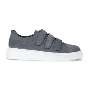 Alfred: Sneakers Homme- Gomme Gris