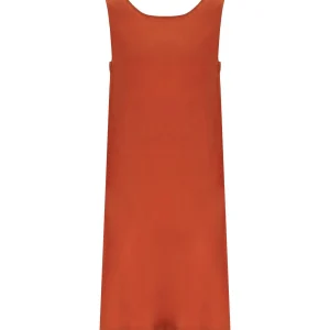 MAX MARA BEACHWEAR CAMPALE BRICK RED DRESS