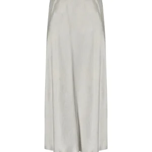MM MAX MARA ALESSIO SILVER MIDI SKIRT