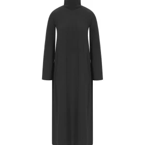 MM MAX MARA CILE BLACK KNITTED DRESS