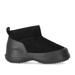 MOON BOOT LUNA LOW BLACK ANKLE BOOT