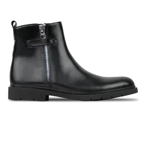 Ralph: Boots Homme - Cuir Noir
