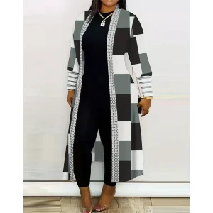 Cardigan Long Ouvert pour Femmes