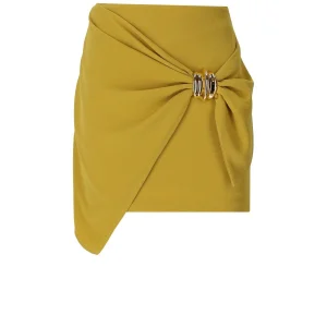 ELISABETTA FRANCHI CURRY WRAP SKIRT