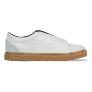 Albert : Sneakers Homme - Cuir Blanc