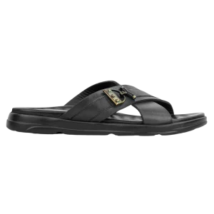 Oasis: Sandales Homme - Cuir Bordeaux
