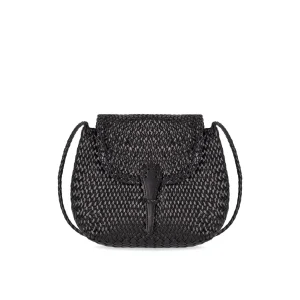 DRAGON DIFFUSION MINI CITY BLACK CROSSBODY BAG
