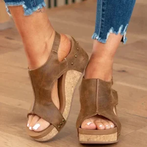 Justine | Talons compensés élégants et confortables