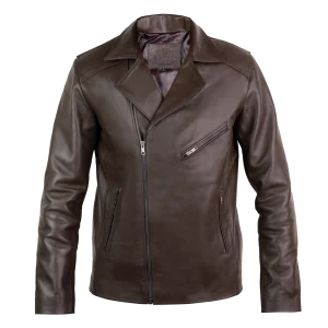 Perfecto: Jacket Hommes - Cuir Marron