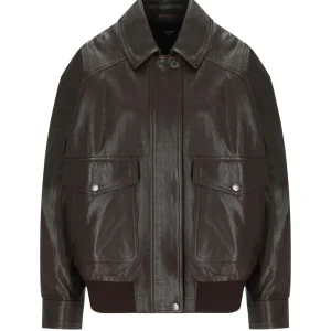 MAX MARA WEEKEND GIGANTE BROWN JACKET