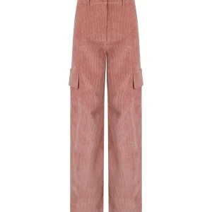 ESSENTIEL ANTWERP GAZOU PINK CARGO PANTS