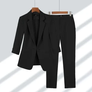 Ensemble Tailleur Pantalon et Blazer pour Femme