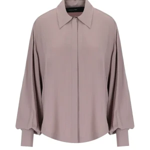 FEDERICA TOSI MAUVE OVERSIZE SHIRT