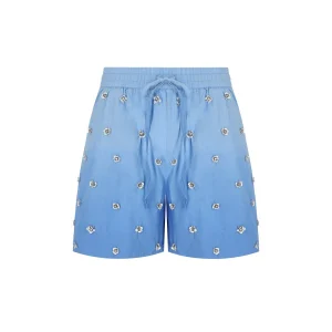 ESSENTIEL ANTWERP HICHIGAN LIGHT BLUE SHORTS