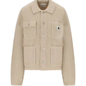 CARHARTT WIP W' MICHIGAN FLEUR DE SEL CARDIGAN