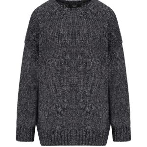 MAX MARA WEEKEND FURETTO ANTHRACITE GREY JUMPER