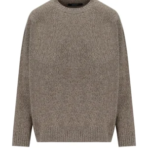 MAX MARA WEEKEND SIBARI BEIGE CREWNECK SWEATER