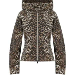 GANNI ANIMALIER HOODIE