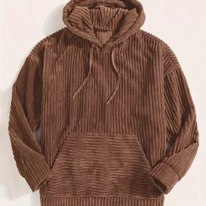 Nino | Sweat à capuche en velours côtelé