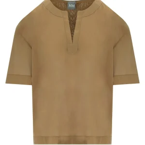 MM MAX MARA FIDATO CAMEL BLOUSE