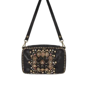 CAMPOMAGGI KATE BLACK CROSSBODY BAG