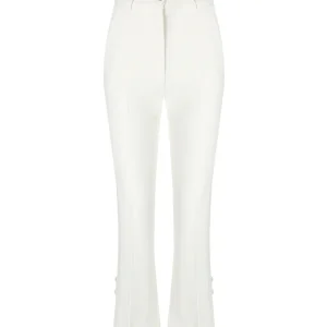 ELISABETTA FRANCHI IVORY SMOKING TROUSER