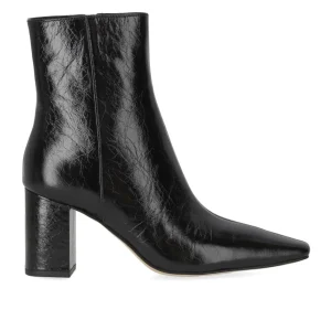 MICHAEL KORS ELISE BLACK HEELED ANKLE BOOT