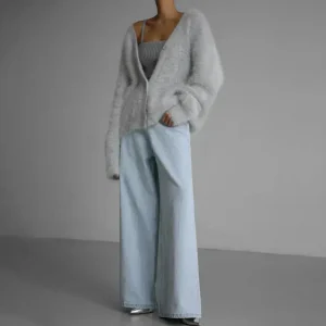 Cardigan à Coupe Ample pour Femmes
