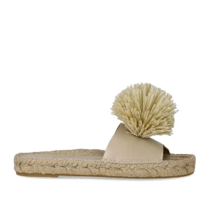 PALOMITAS AGNES BEIGE FLAT SANDAL