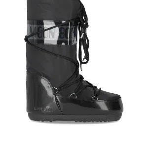 MOON BOOT ICON GLANCE BLACK SNOW BOOT