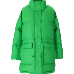 STAND STUDIO EDNA GREEN OVERSIZE PADDED JACKET