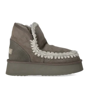 MOU MINI ESKIMO PLATFORM GREY BOOT