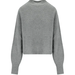 TWINSET GREY TURTLENECK SWEATER