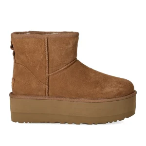 UGG CLASSIC MINI PLATFORM CHESTNUT BOOT