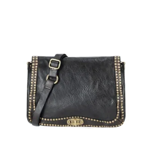 CAMPOMAGGI PAOLA ANTHRACITE GREY CROSSBODY BAG