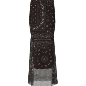 K.K. CHOCOLATE BANDANA SKIRT