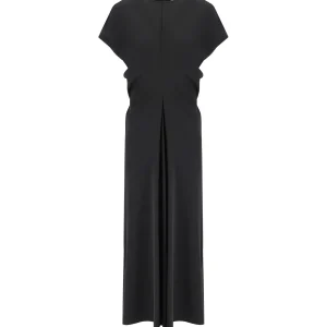 TWINSET BLACK MIDI DRESS