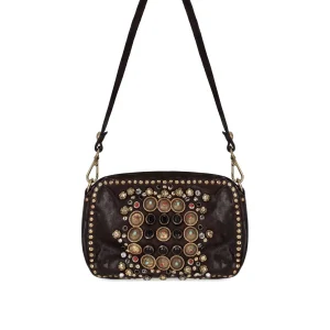 CAMPOMAGGI KATE DARK BROWN CROSSBODY BAG