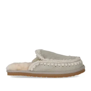 MOU FULL ESKIMO STICH SILVER BIRCH SLIPPER