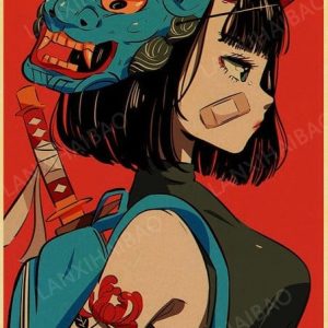 Affiche Japonaise Rétro Kawaii Edition 4