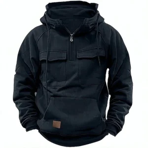 Sweat à capuche multi-poches pour hommes - Mervin