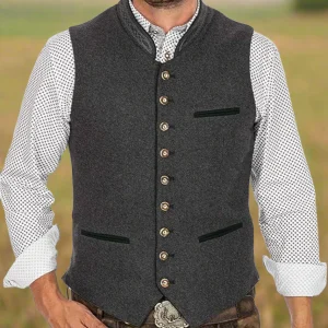 Gilet Traditionnel pour Hommes - Dante