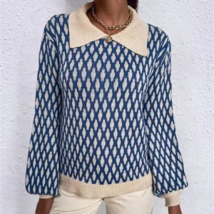 Pull Avec Col pour Femmes