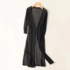 Cardigan kimono femme noir