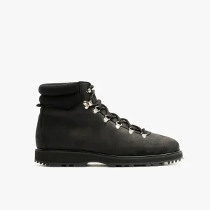 Duved – Black Waxed Suede