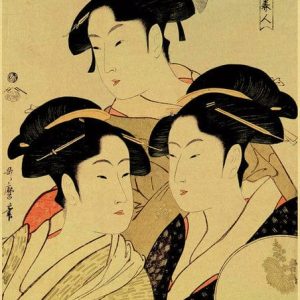Estampe japonaise Geisha