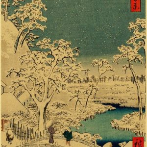 Estampe japonaise Neige