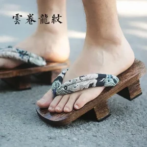 Geta japonaise dragon