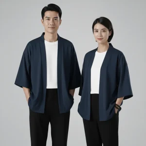 Haori bleu marine