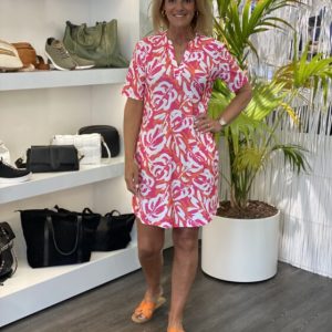 Romane l Robe à col en V